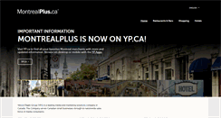 Desktop Screenshot of montrealplus.ca