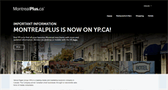 Desktop Screenshot of english.montrealplus.ca